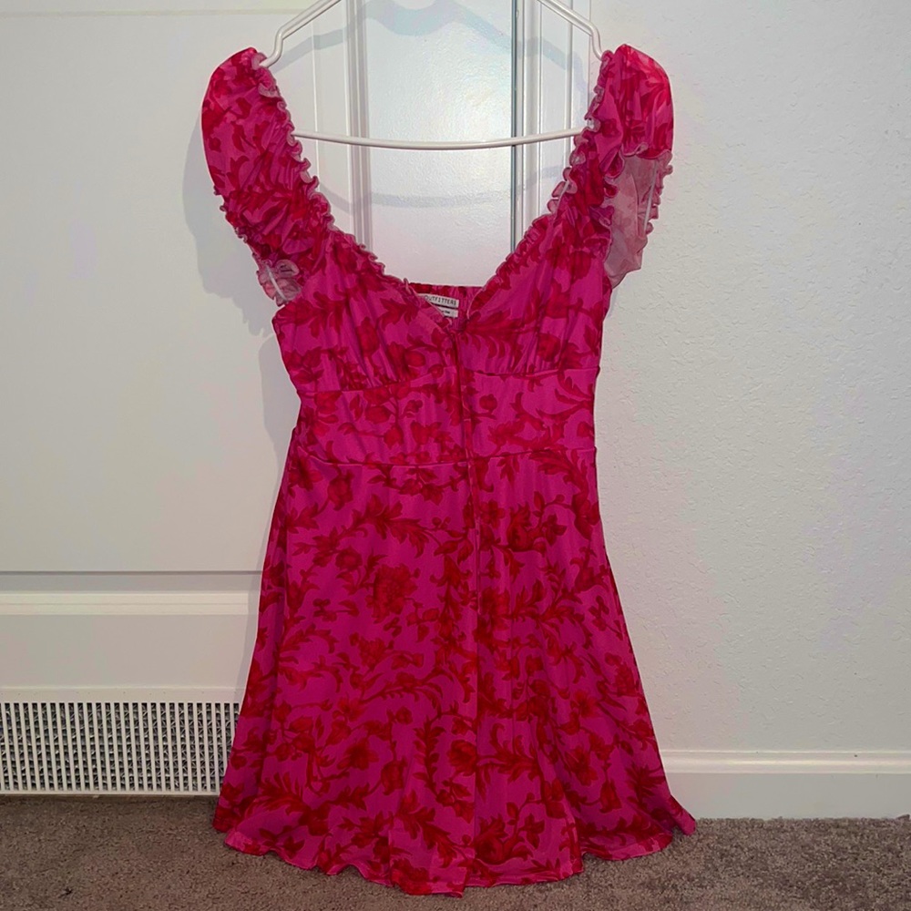 urban outfitters pink dress worn once great condition